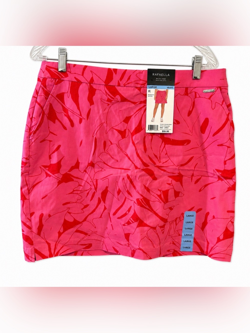 Rafaella Carmine Rose Skort NWT retails $59